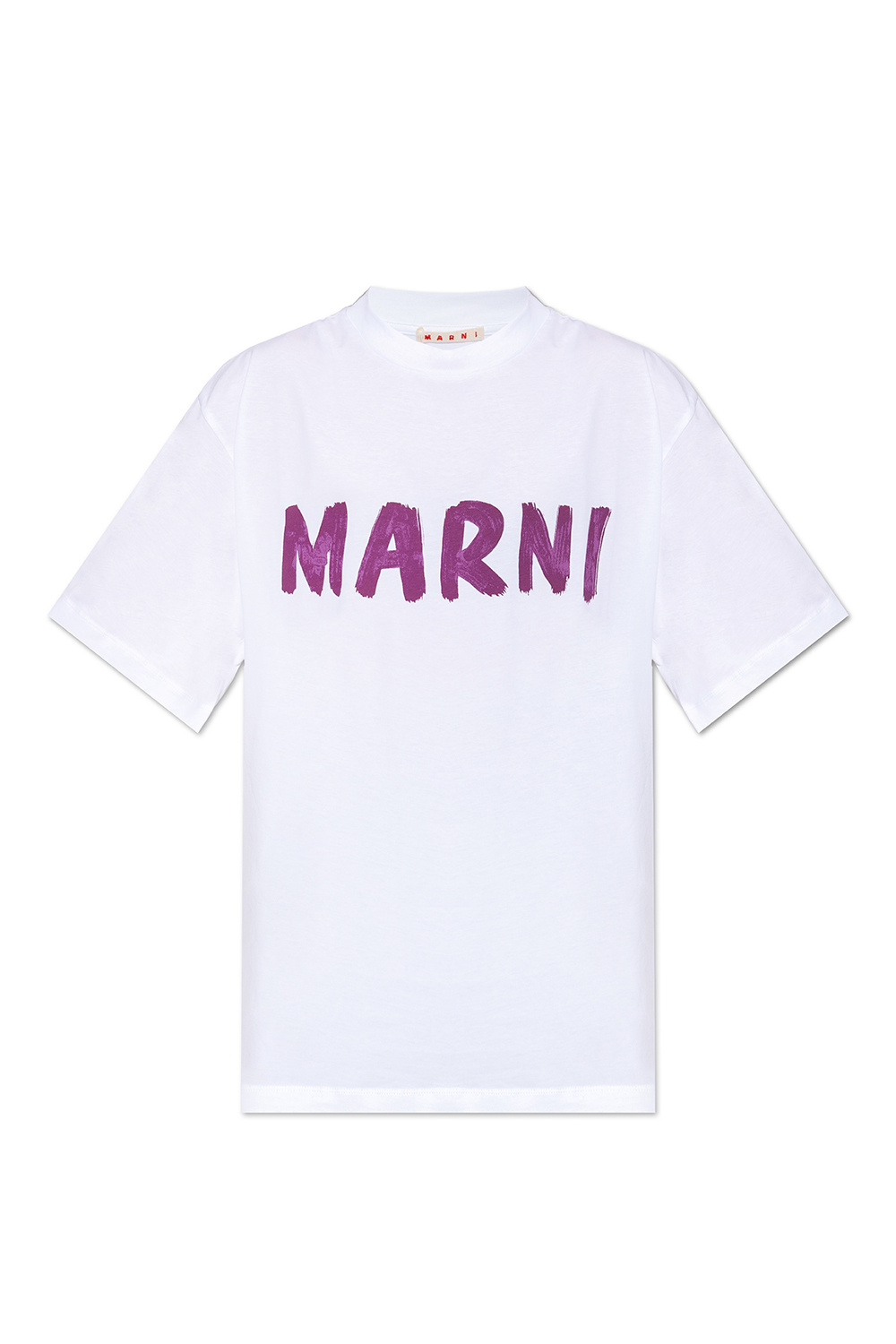 shirt Marni - SchaferandweinerShops Canada - White Oversize T - Marni  twist-lock leather tote bag